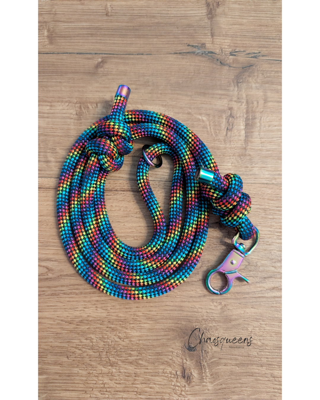 Führleine mit Handschlaufe Rainbow Road