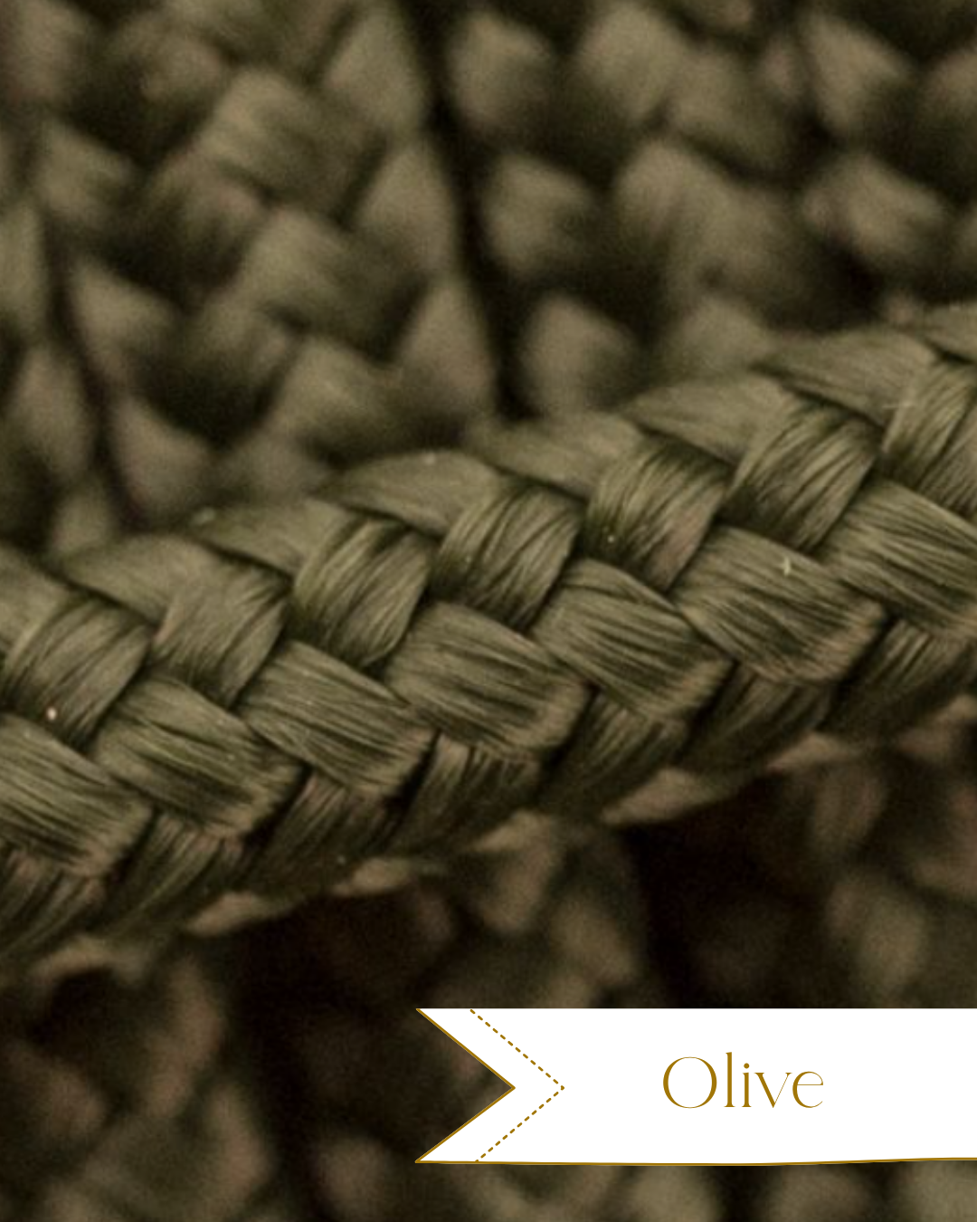 Halsband Olive Seil - Chaosqueens Manufaktur