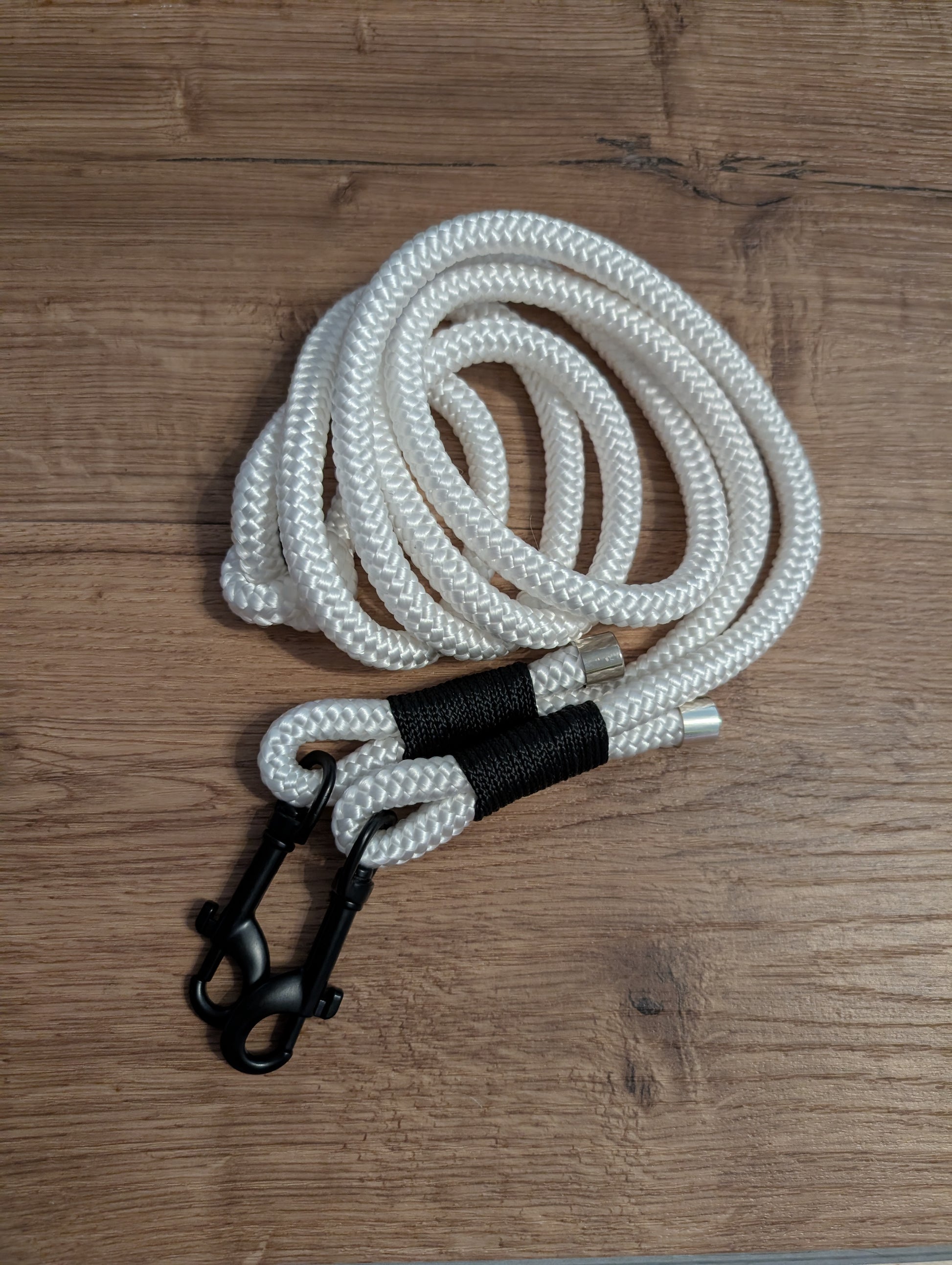 Weiß 2m Führleine - Chaosqueens Manufaktur