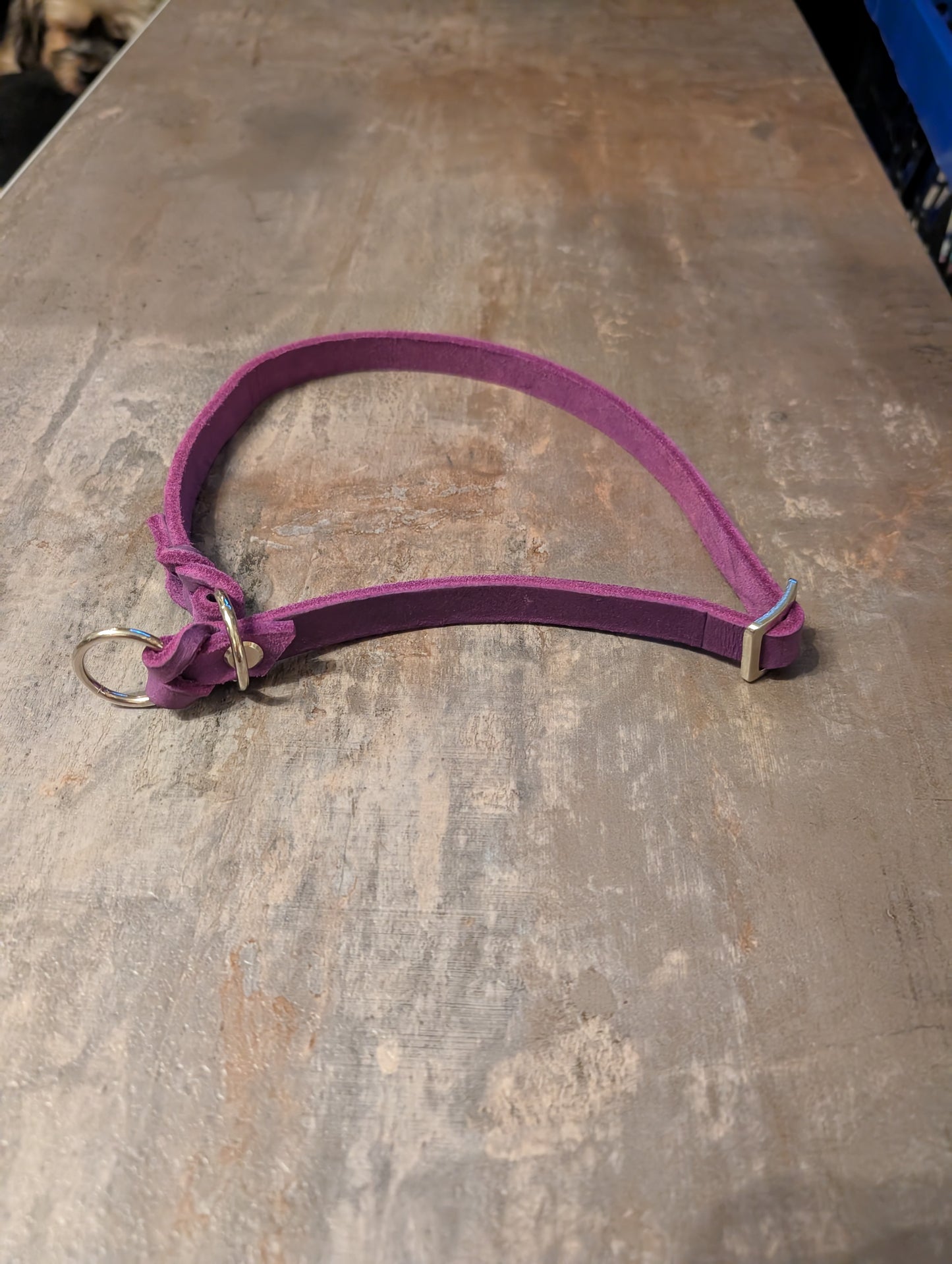 Magenta Fettleder M 15mm