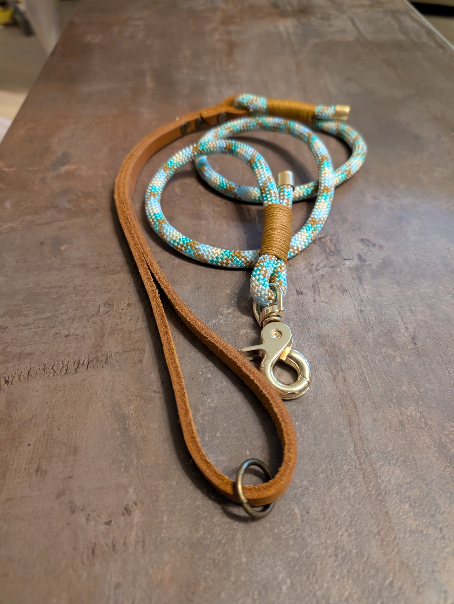 Iceland 1,2m Führleine mit Lederhandschlaufe