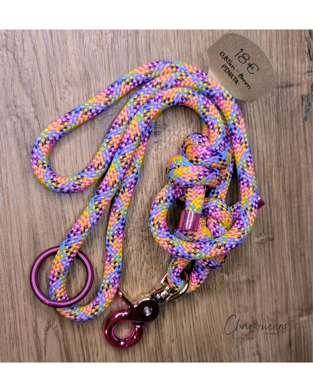 Führleine mit Handschlaufe Piñata 85cm