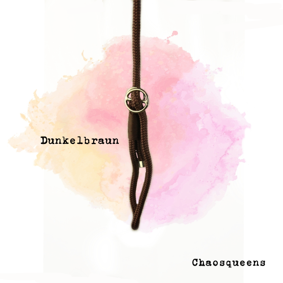 Führleine Dunkelbraun Seil - Chaosqueens Manufaktur