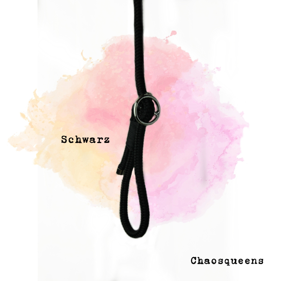 Führleine Seil Schwarz - Chaosqueens Manufaktur