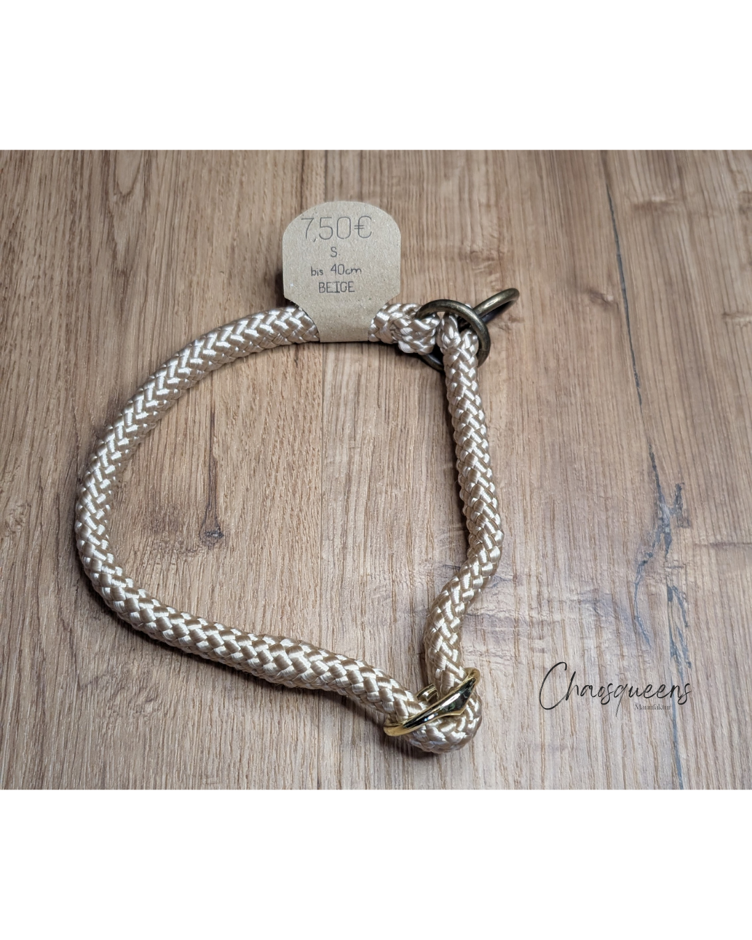 Halsband Beige S
