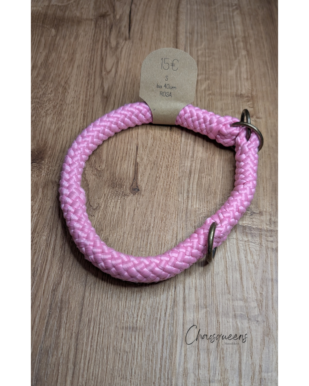 Halsband Rosa 12mm