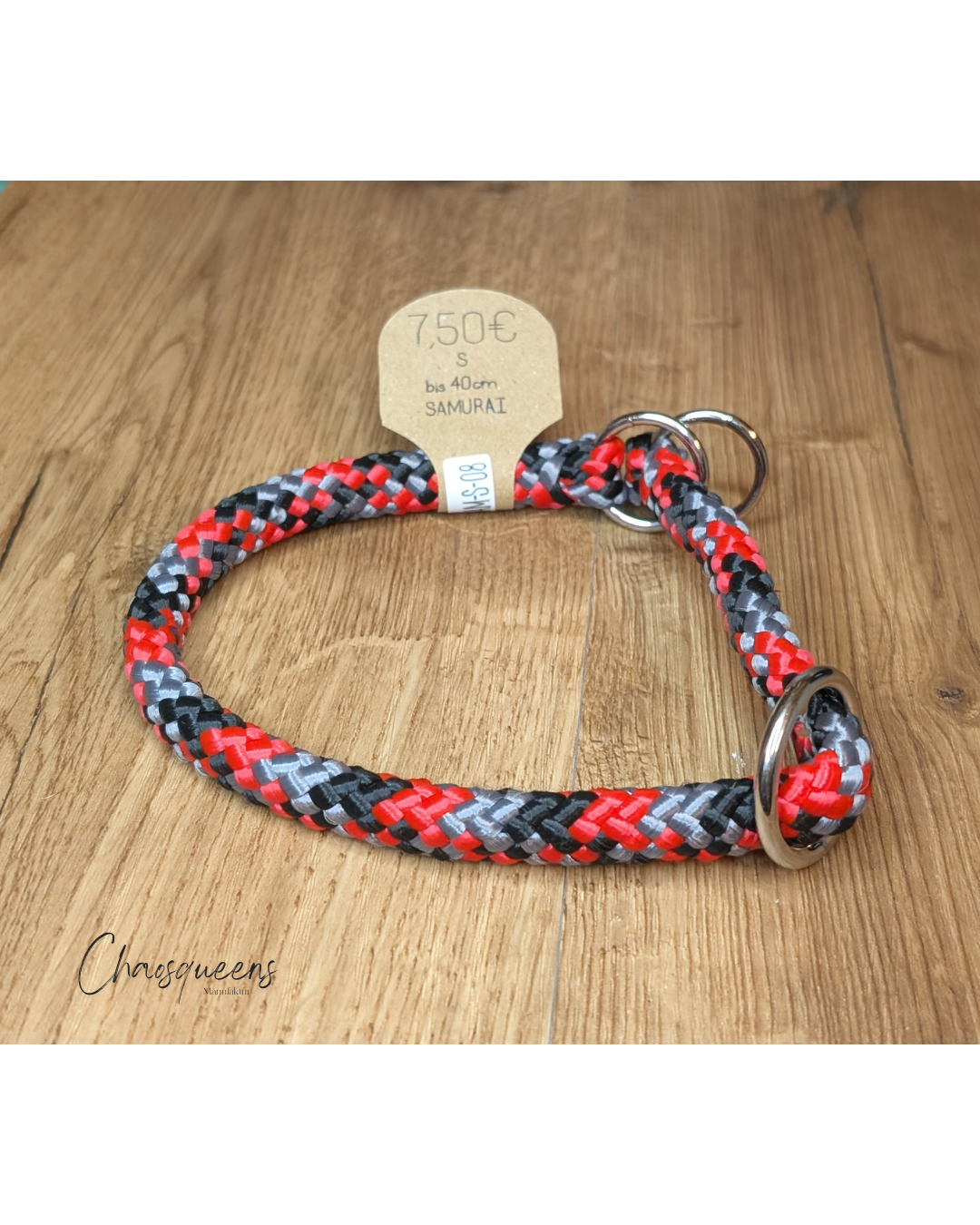 Halsband Samurai S 8mm