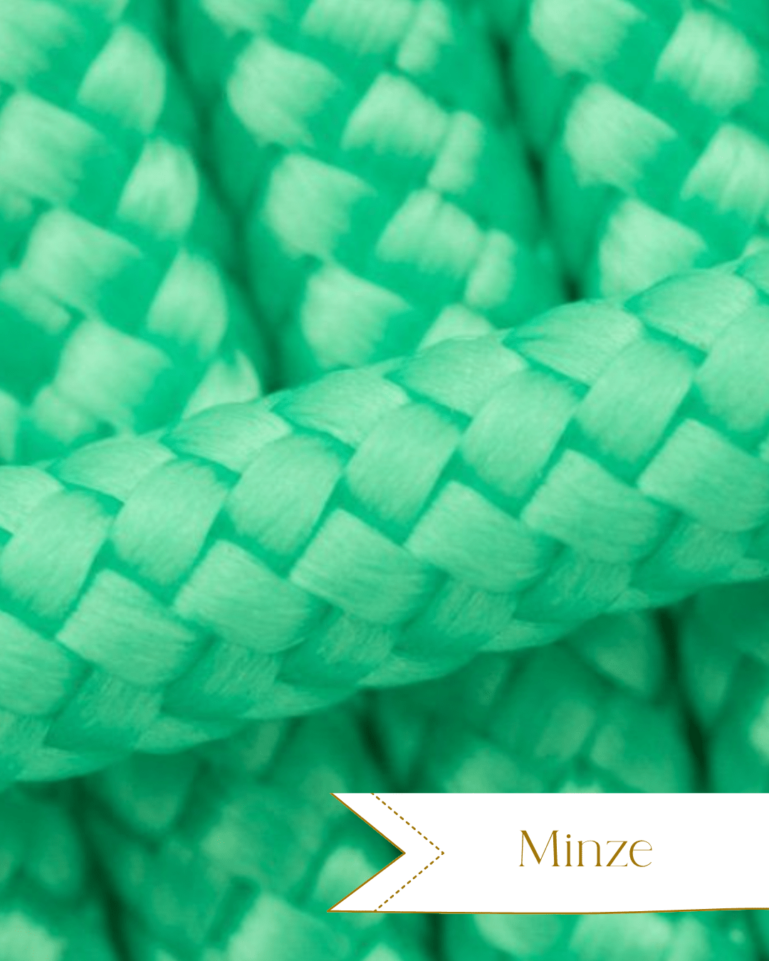 Halsband Minze Seil - Chaosqueens Manufaktur