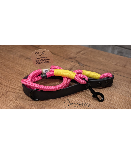 Führleine mit Biothanehandschlaufe Pink