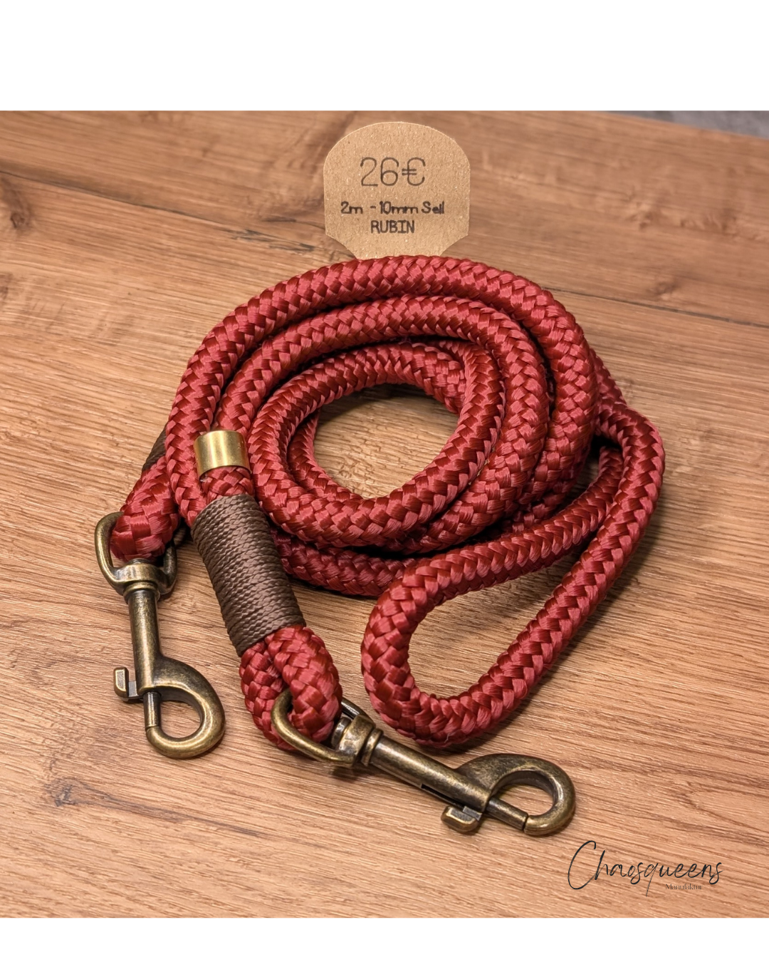 Führleine Rubin 2m 10mm