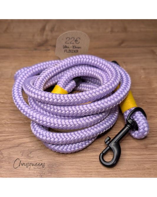 Führleine mit Handschlaufe Flieder  1,60m