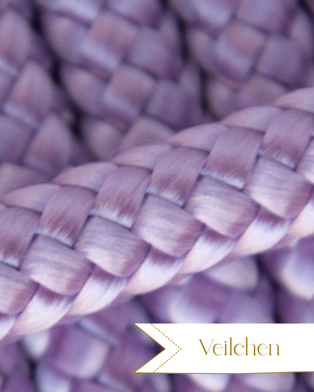 Halsband Veilchen Seil - Chaosqueens Manufaktur