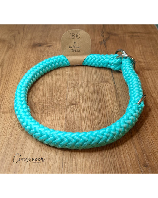 Halsband Türkis M 12mm