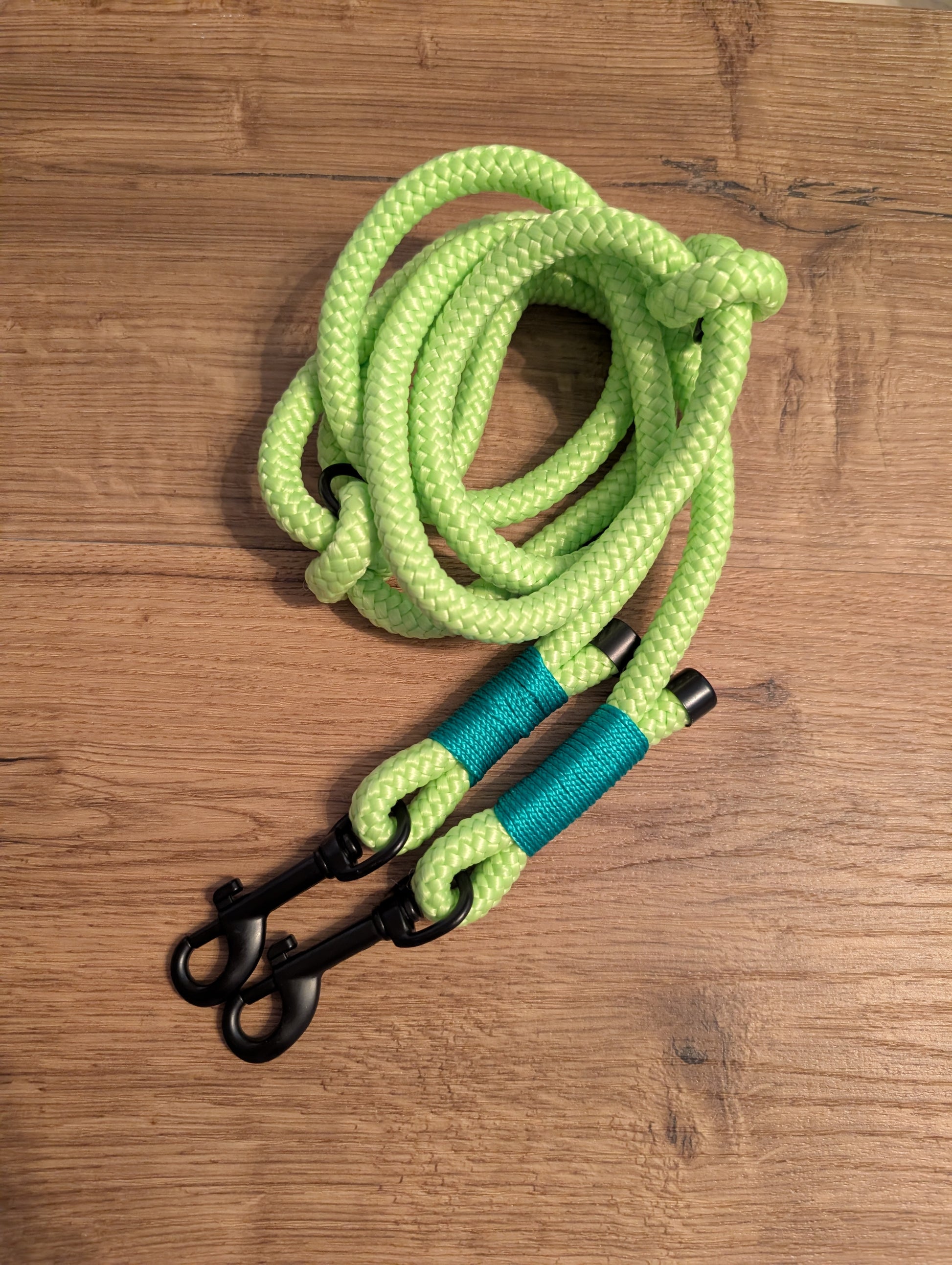 Limette 1,8m Führleine - Chaosqueens Manufaktur