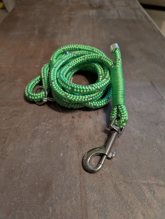 Reflektor Grün1,5m Führleine mit Handschlaufe