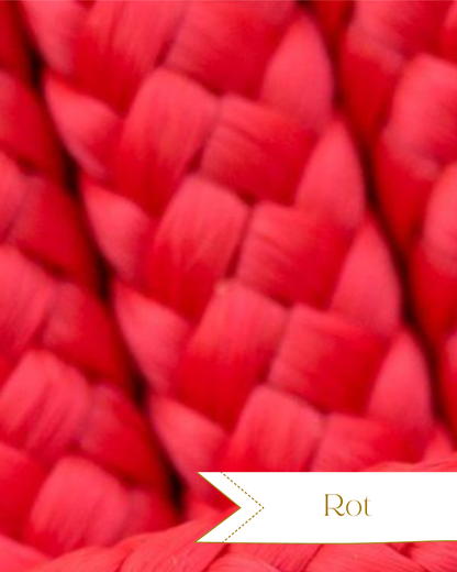 Halsband Rot Seil - Chaosqueens Manufaktur