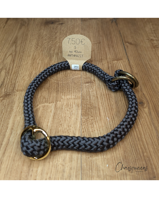 Halsband Anthrazit S 8mm