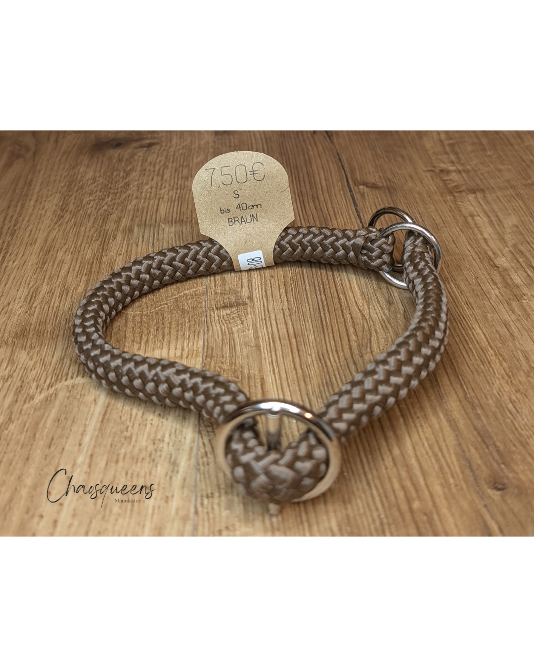 Halsband Braun S 8mm