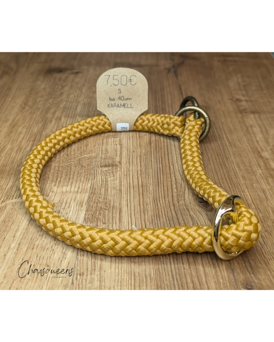 Halsband Karamell S 8mm