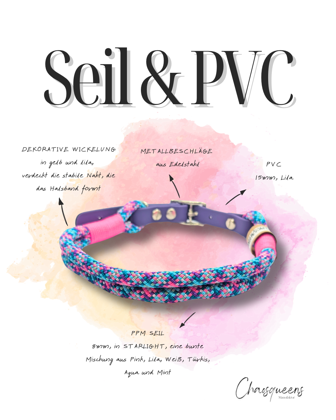 Seil-PVC Halsbänder