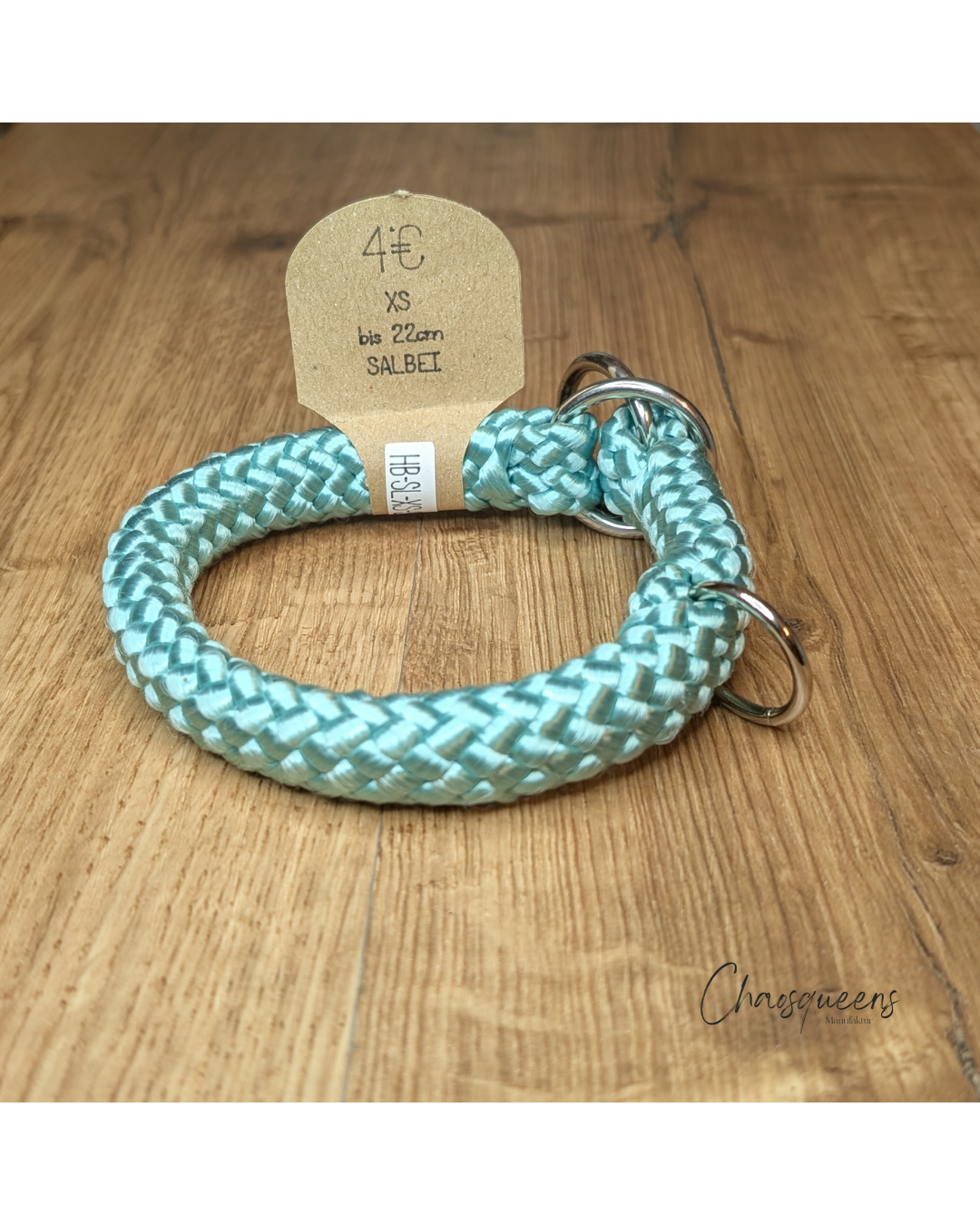 Halsband Salbei XS 12mm