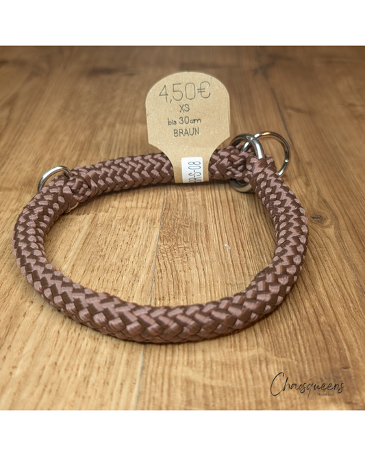 Halsband Braun XS 8mm