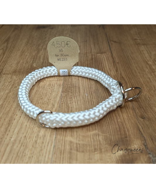 Halsband Weiss XS 8mm