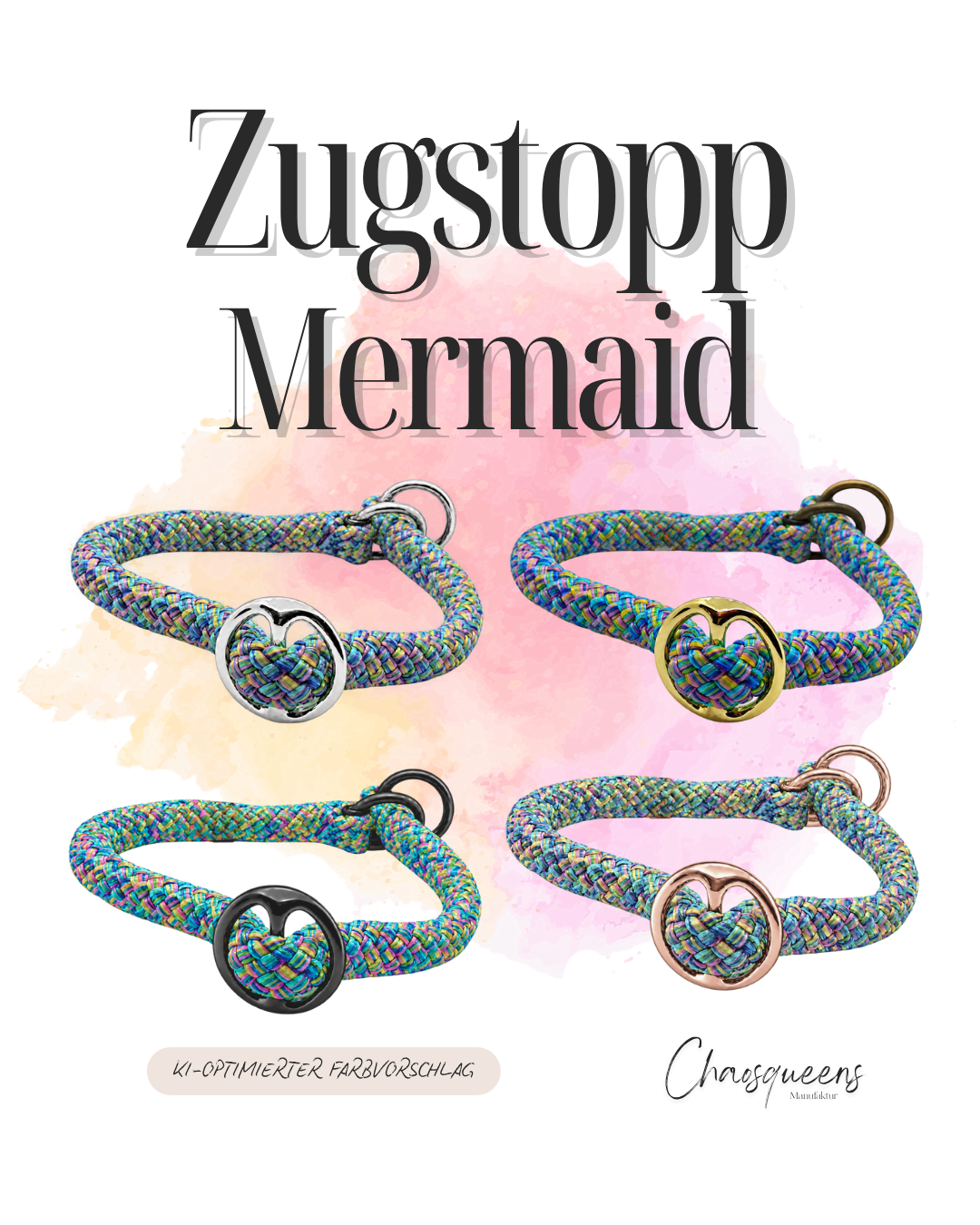 Zugstopphalsband Seil XS