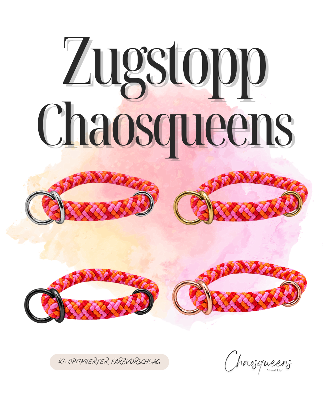 Zugstopphalsband Seil XS