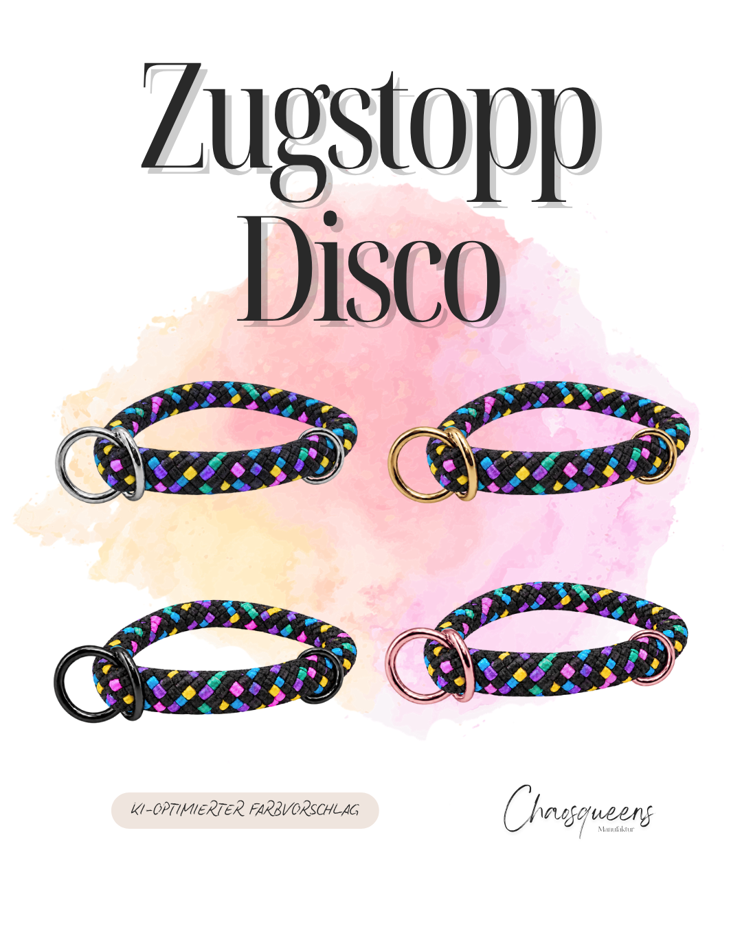Zugstopphalsband Seil XS