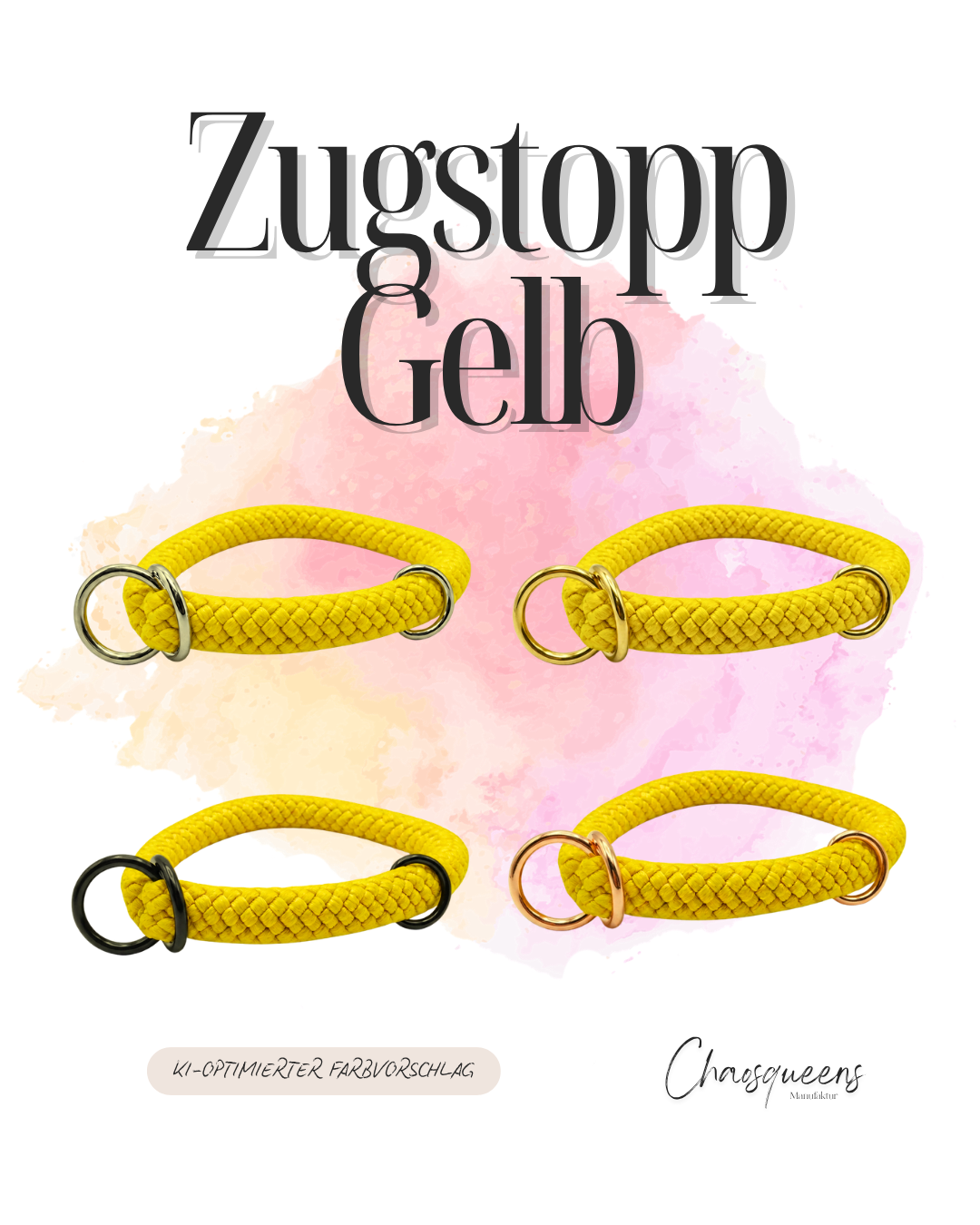 Zugstopphalsband Seil XS