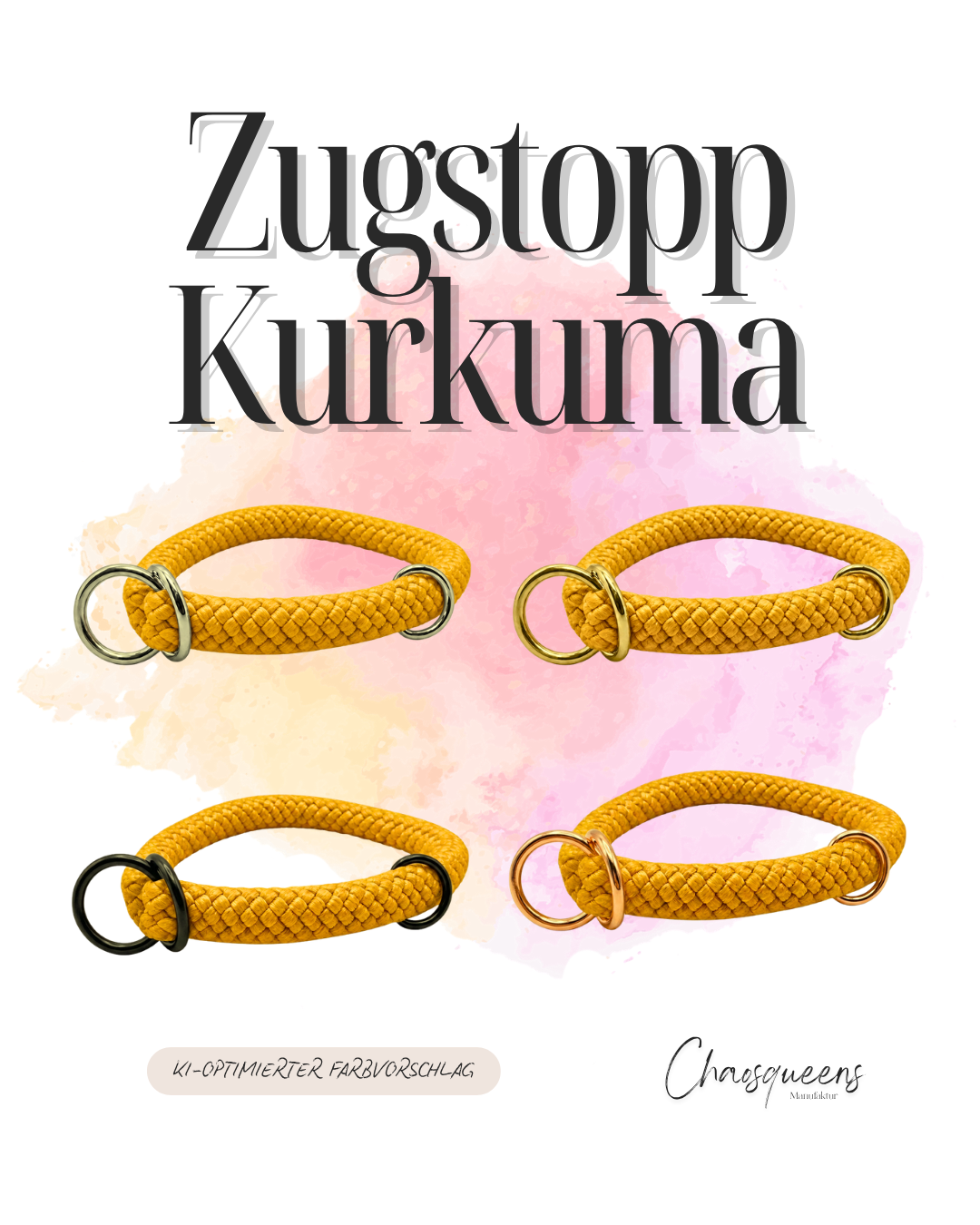 Zugstopphalsband Seil XS