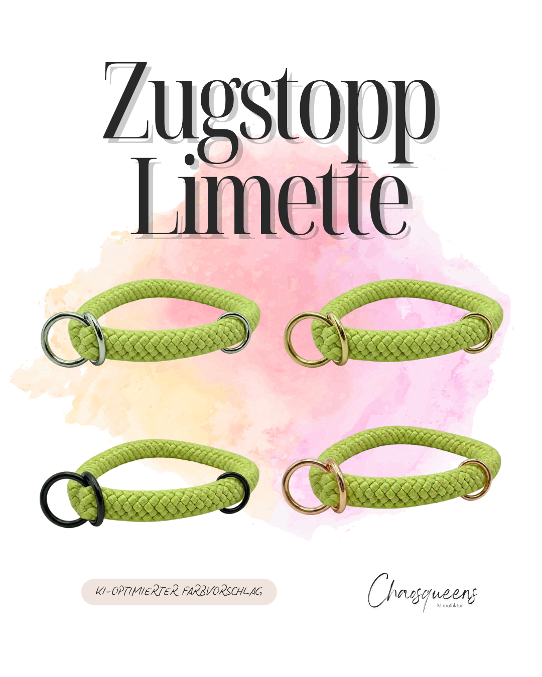 Zugstopphalsband Seil XS