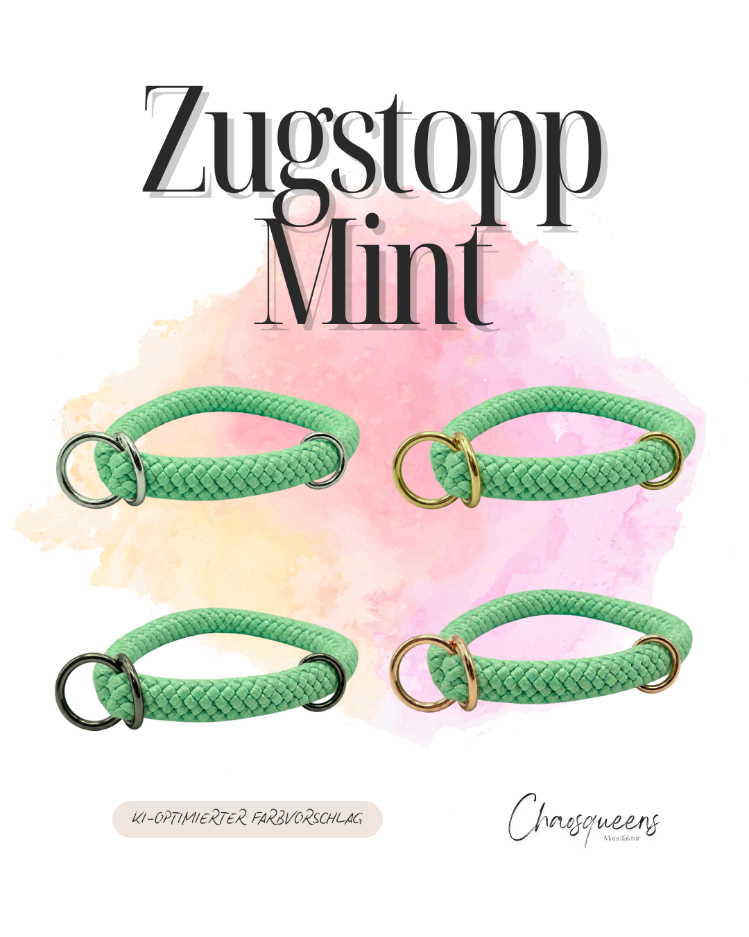 Zugstopphalsband Seil XS