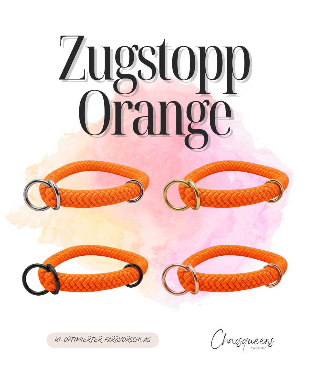 Zugstopphalsband Seil XS