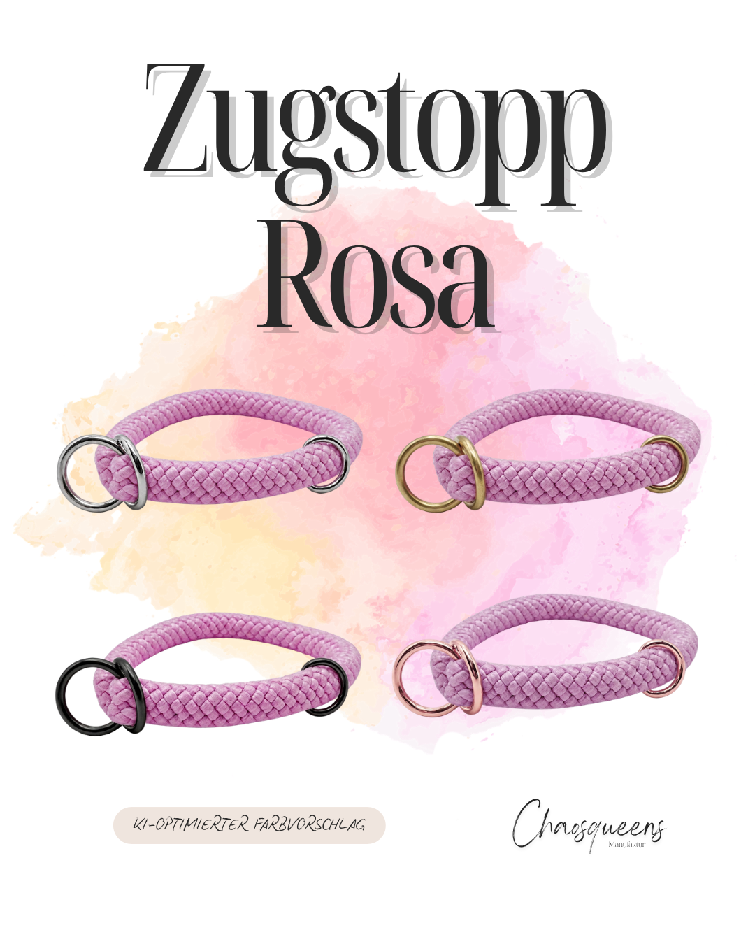 Zugstopphalsband Seil XS