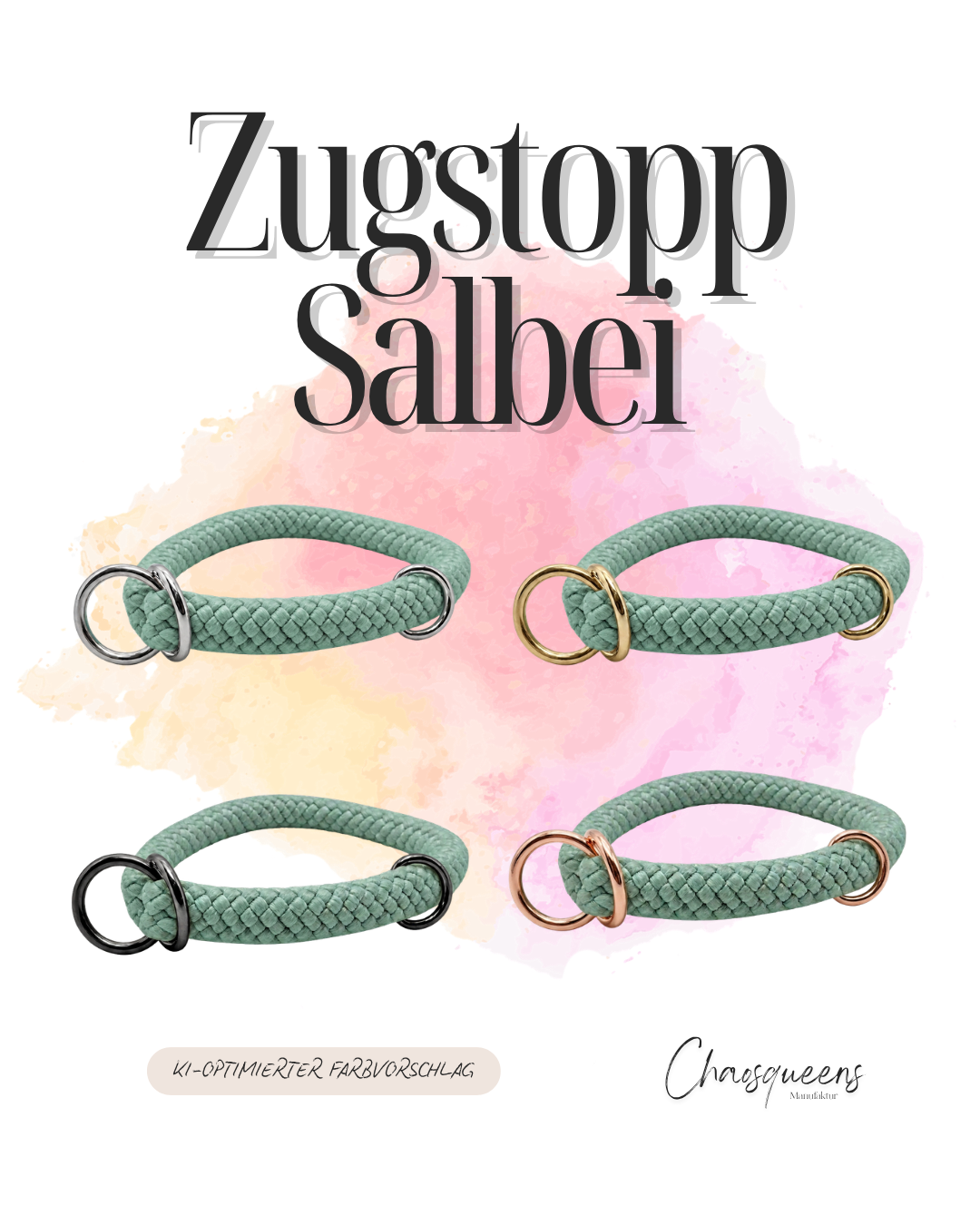 Zugstopphalsband Seil XS
