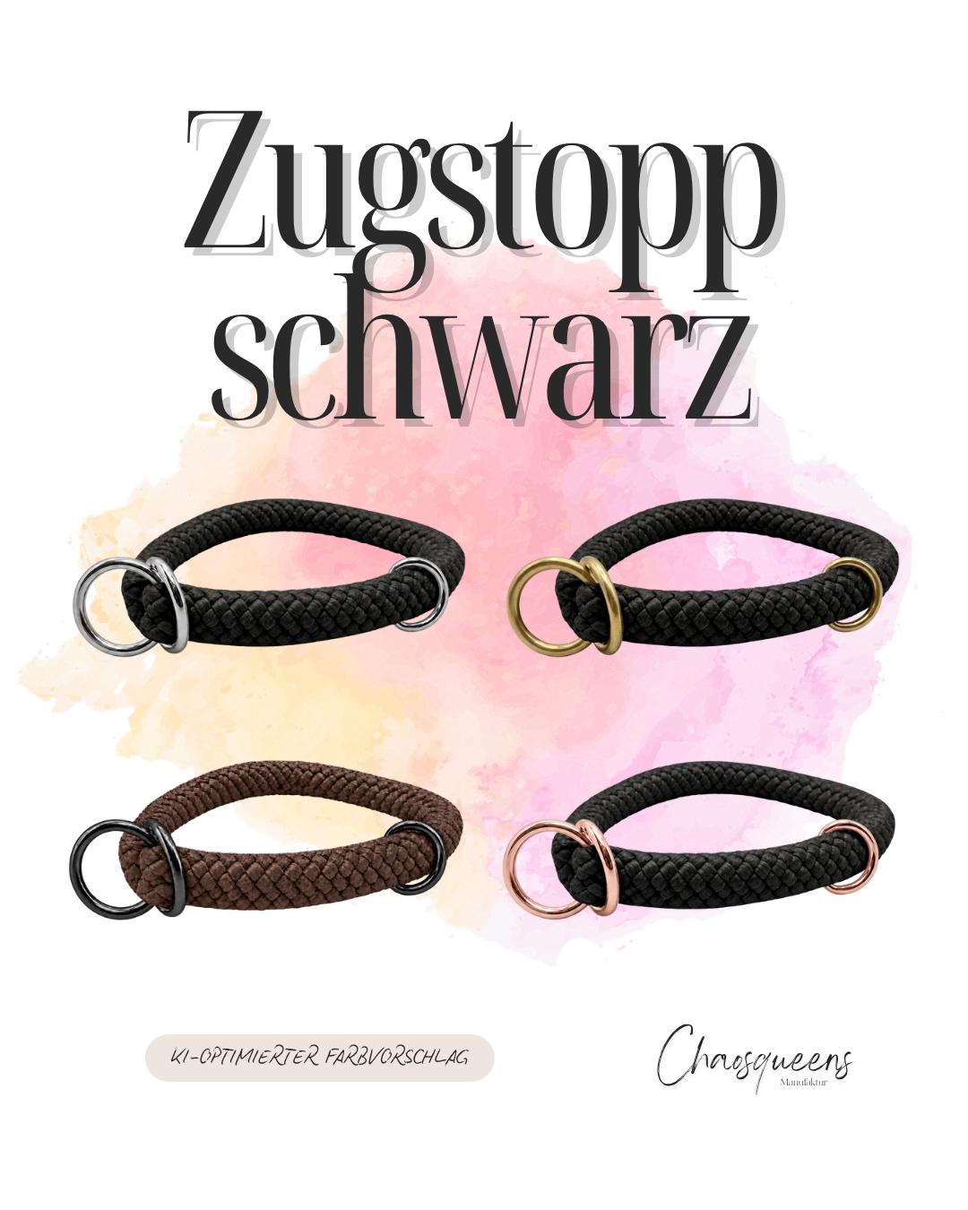 Zugstopphalsband Seil XS