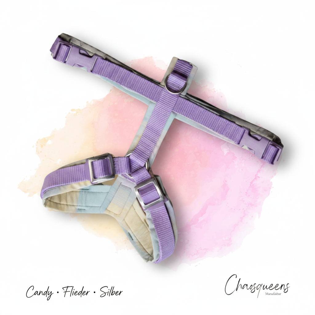 Geschirr Candy – Schnallen oben links und rechts