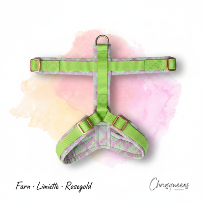Geschirr Farn – Limette · Rosegold