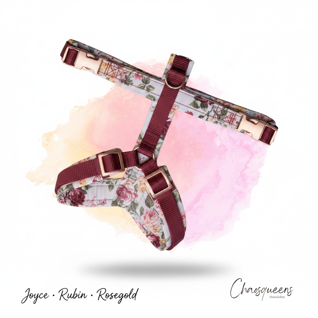 Geschirr Joyce – Rubin · Rosegold