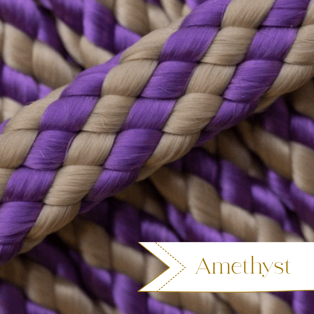 Halsband Amethyst Seil - Chaosqueens Manufaktur