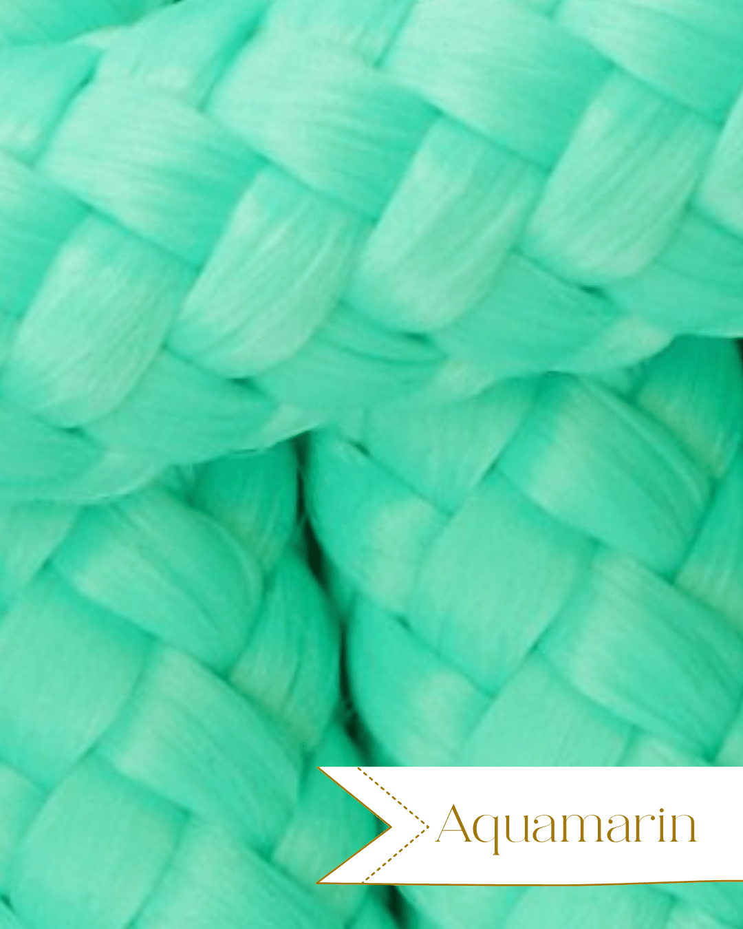 Halsband Aquamarin Seil - Chaosqueens Manufaktur