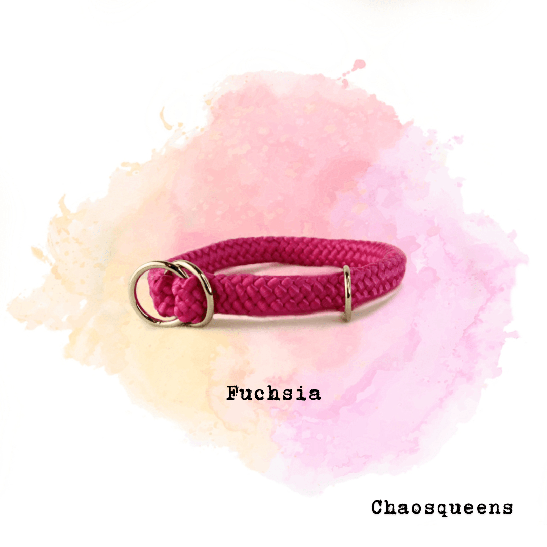 Halsband Fuchsia Seil - Chaosqueens Manufaktur