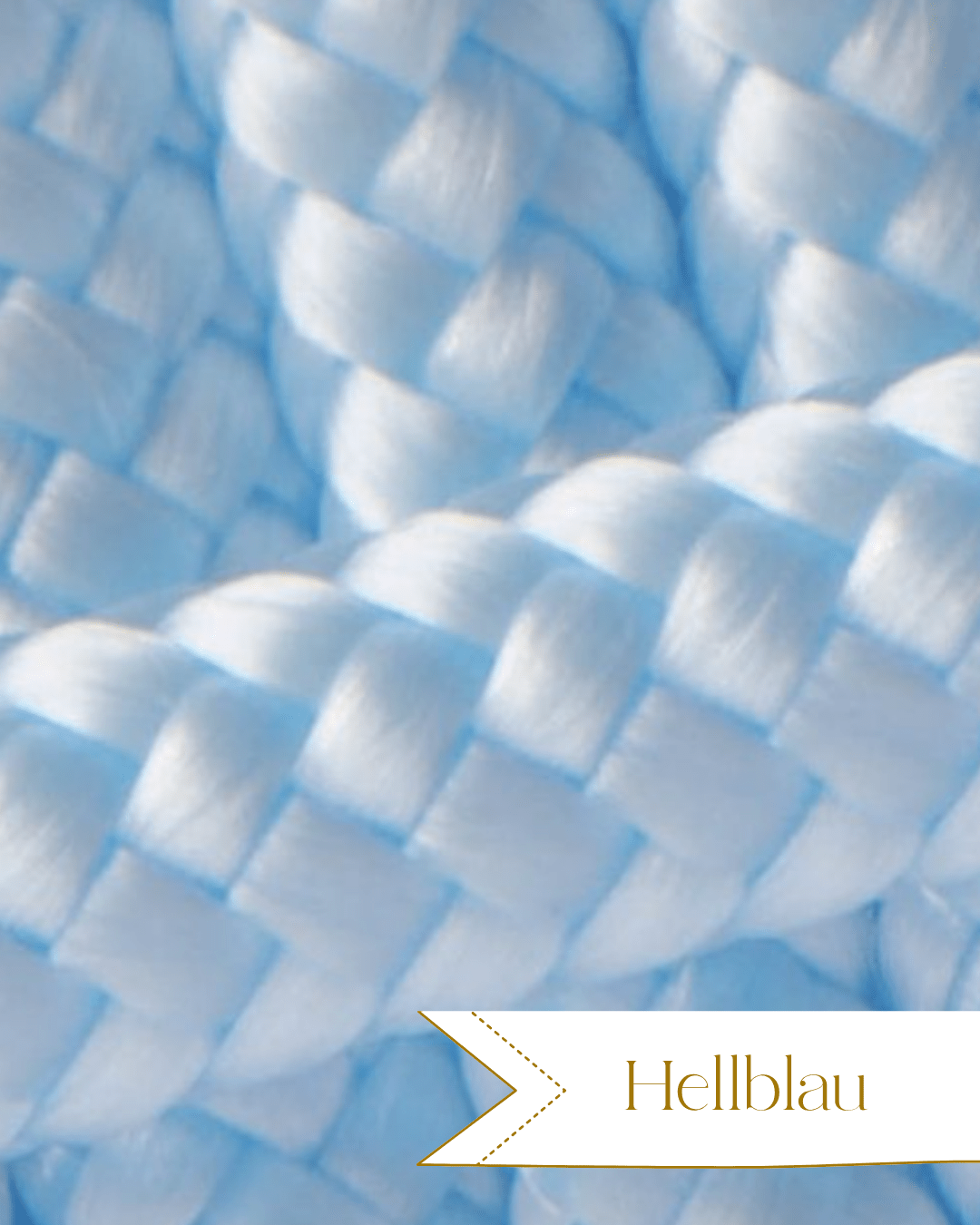 Halsband Hellblau Seil - Chaosqueens Manufaktur