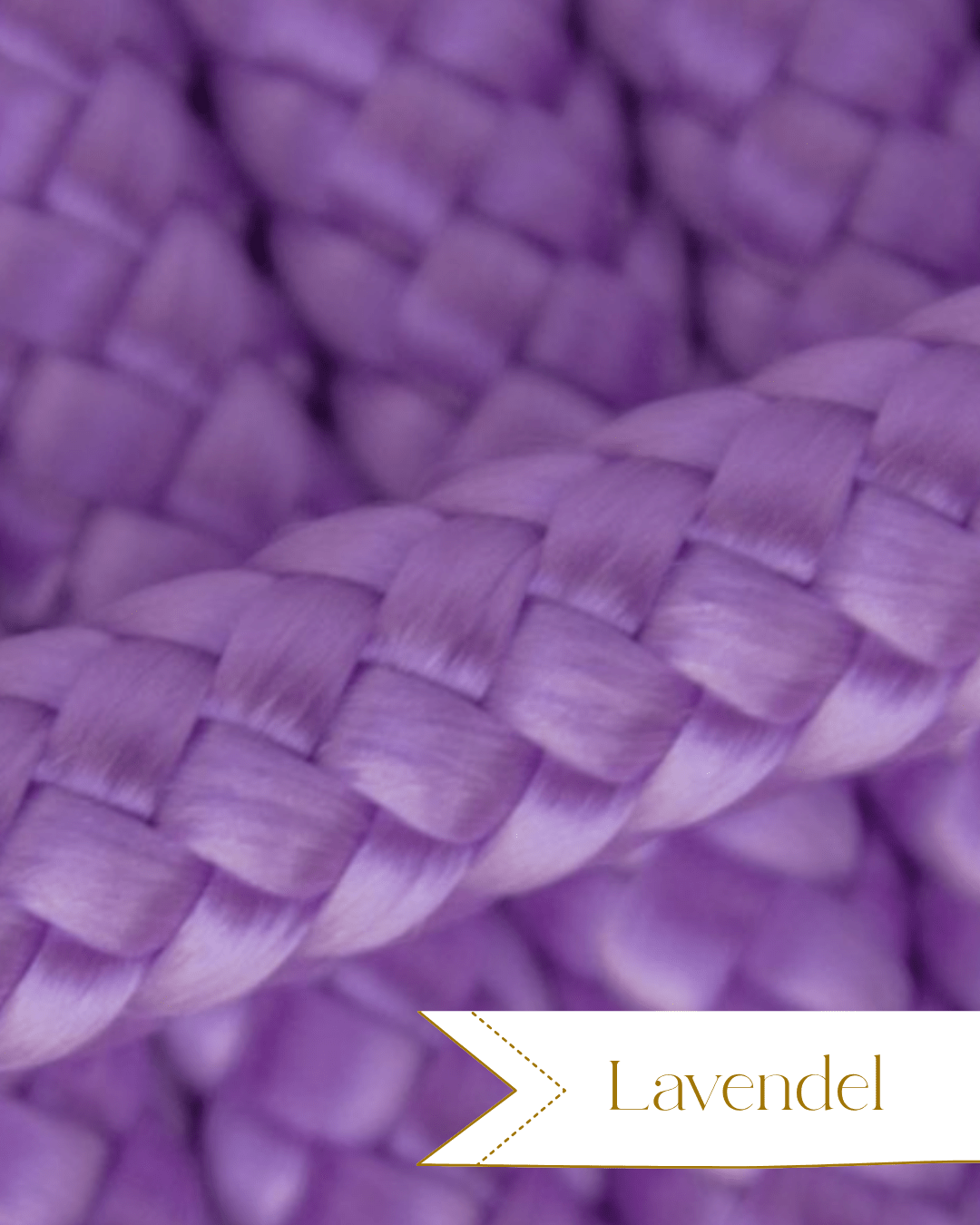 Halsband Lavendel Seil - Chaosqueens Manufaktur