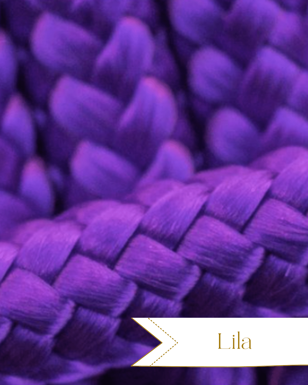 Halsband Lila Seil - Chaosqueens Manufaktur