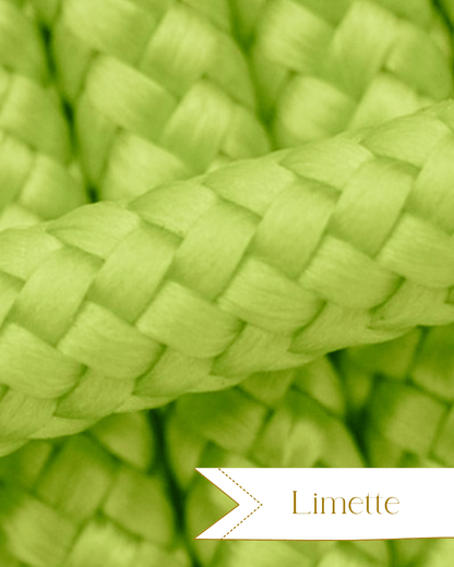 Halsband Limette Seil - Chaosqueens Manufaktur