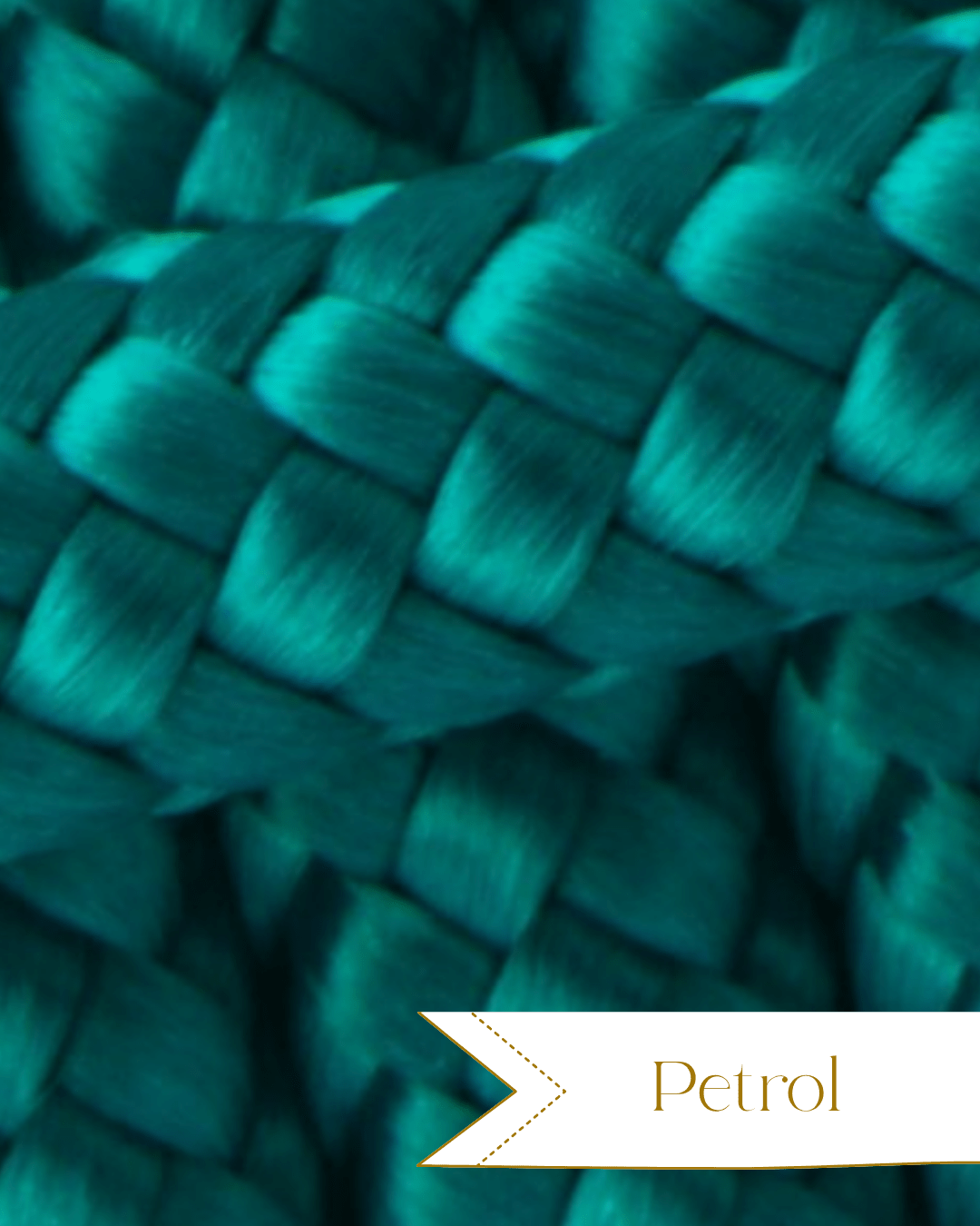 Halsband Petrol Seil - Chaosqueens Manufaktur