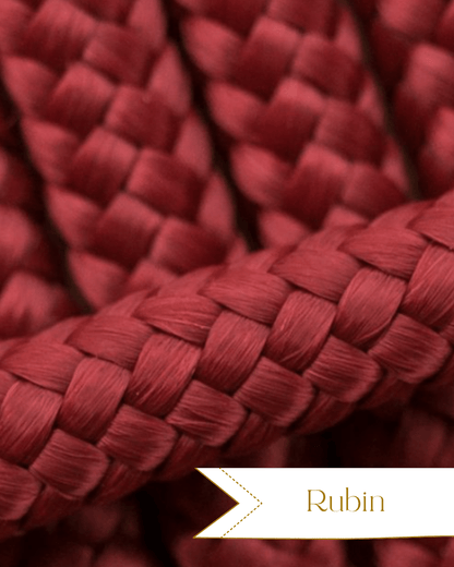 Halsband Rubinrot Seil - Chaosqueens Manufaktur